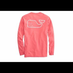 Vineyard Vines Long Sleeve Pocket Vintage Tee